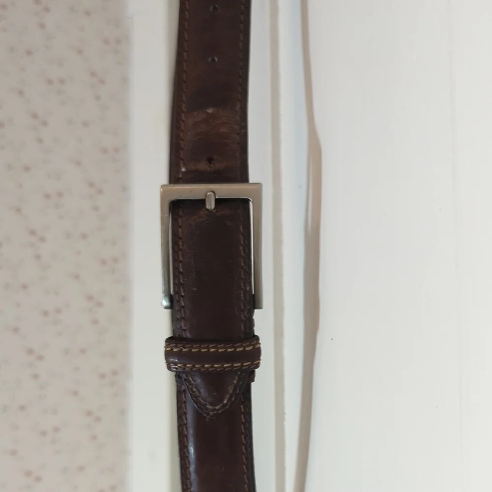 🤎 Men's Brown Genuine Leather Belt 40